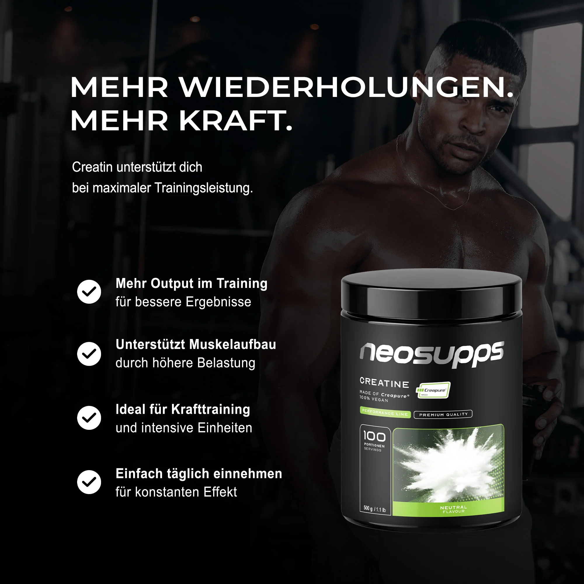 Creatine Made of Creapure® - 500g - Image 7