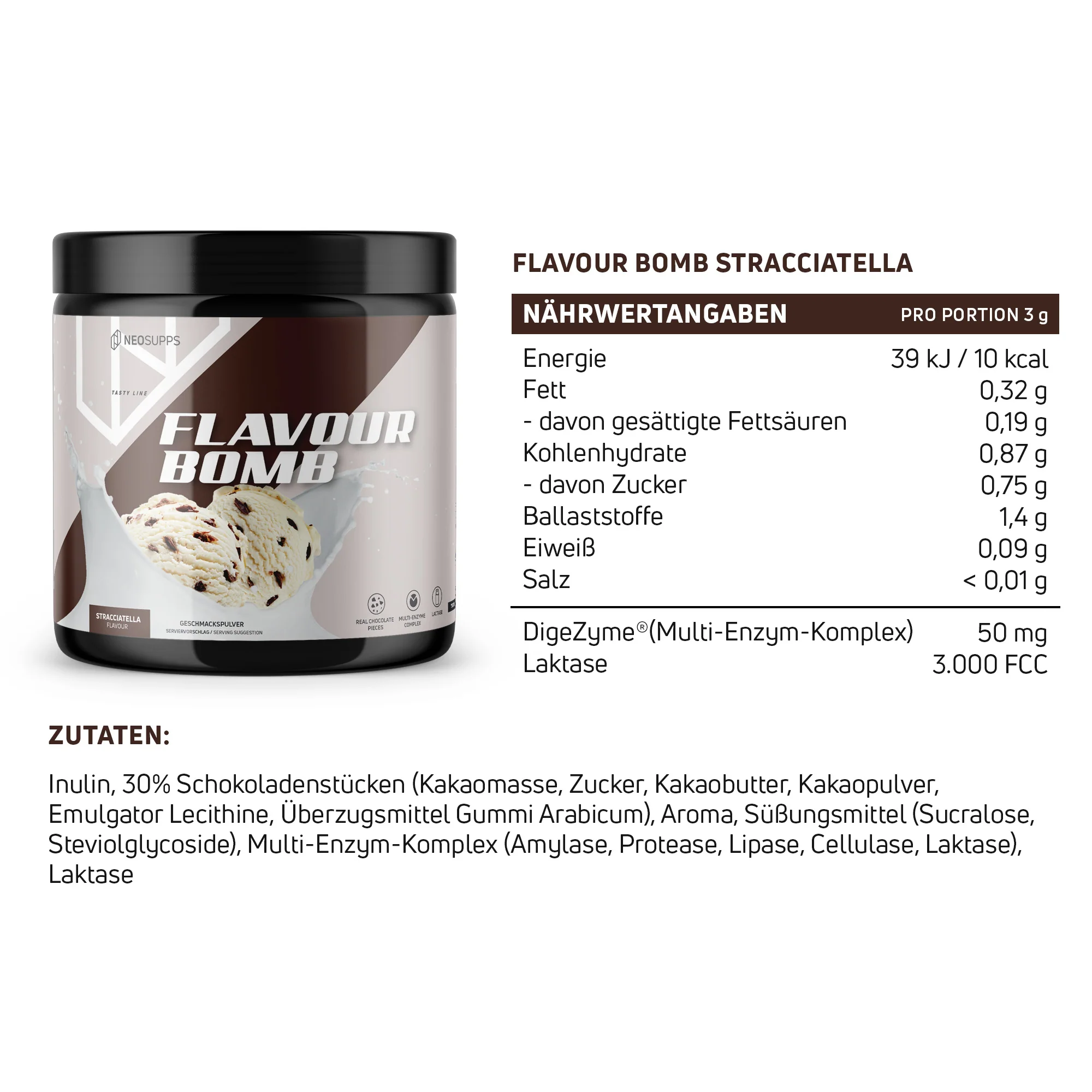 Flavour Bomb - Stracciatella, 250g - Image 4