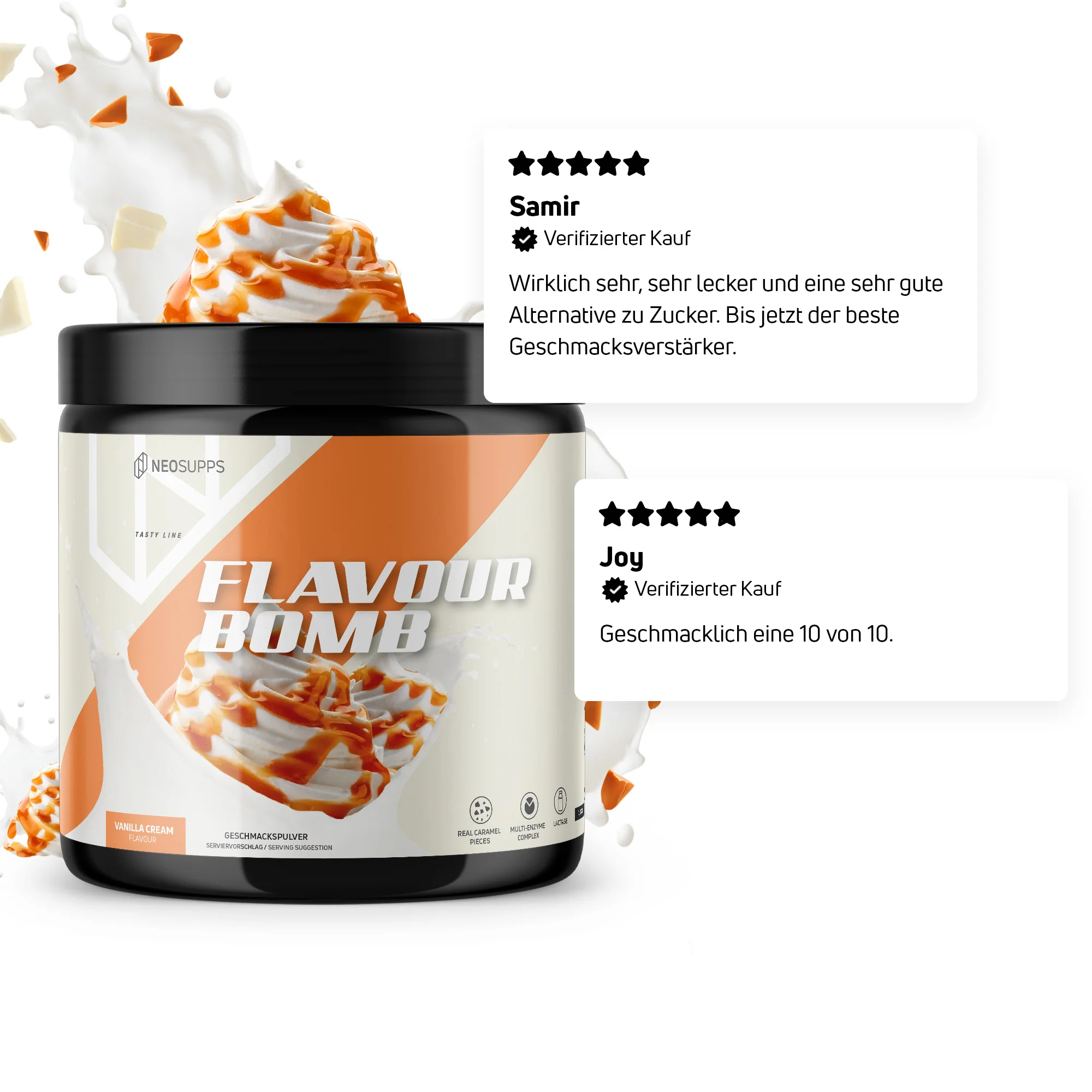 Flavour Bomb - Vanilla Cream, 250g - Image 3