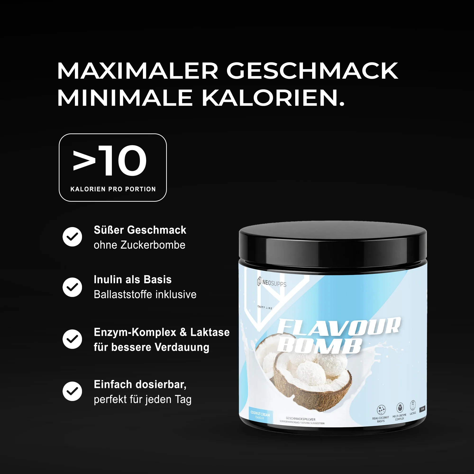 Flavour Bomb - Coconut Cream, 250g - Image 2