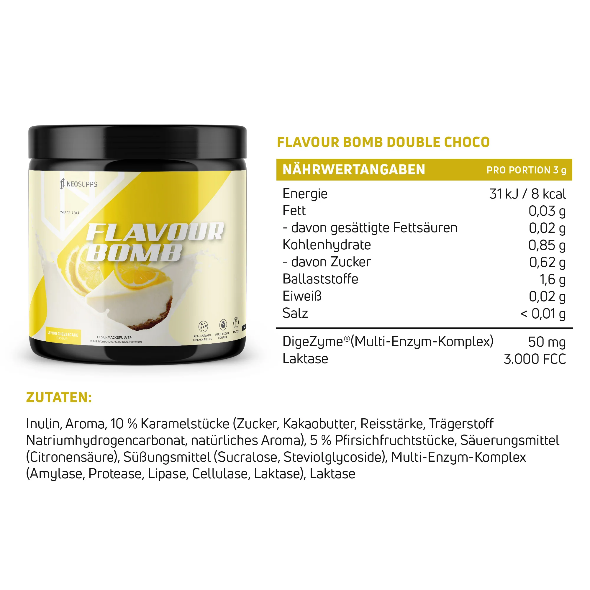 Flavour Bomb - Lemon Cheesecake, 250g - Image 3