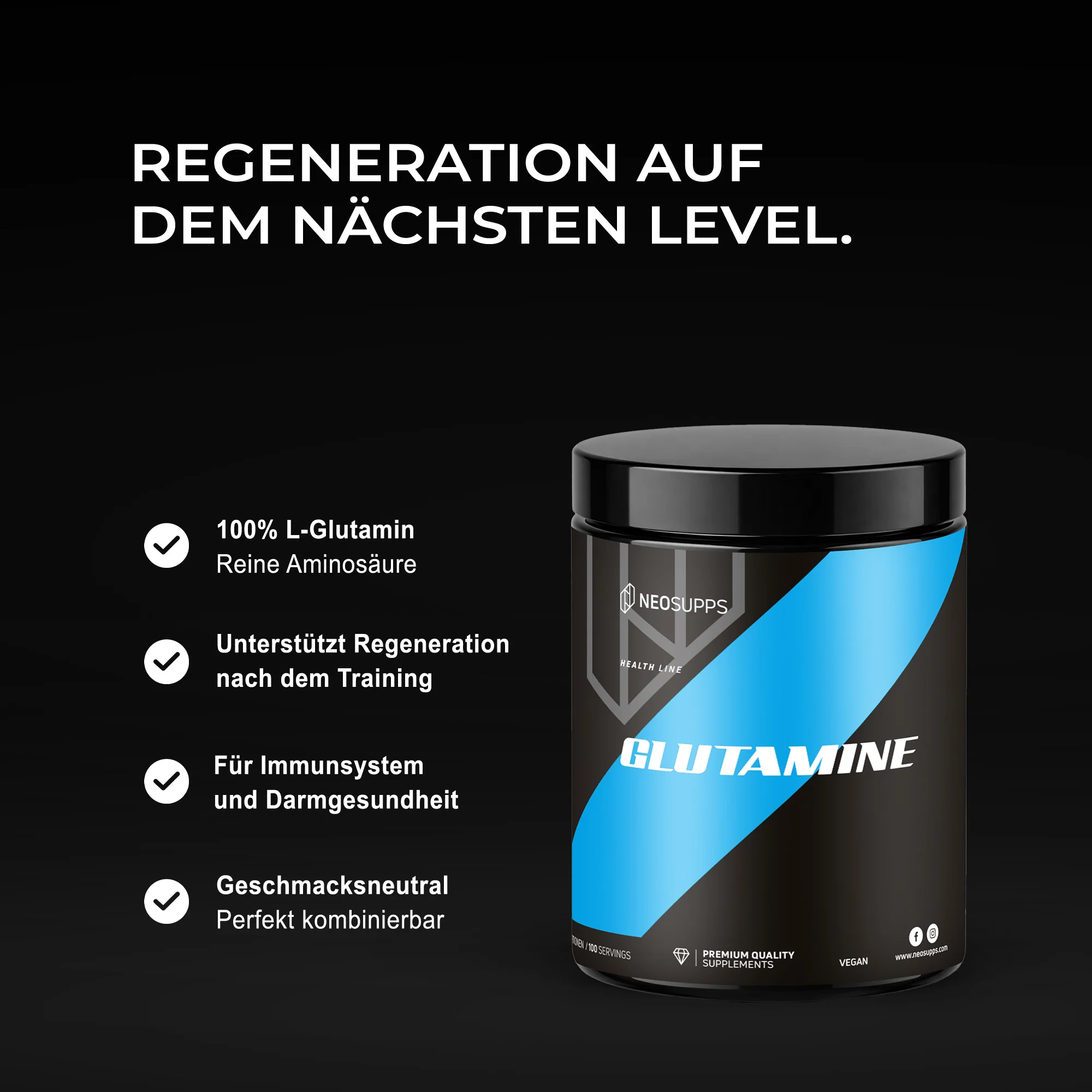 Glutamine - 500g - Image 2