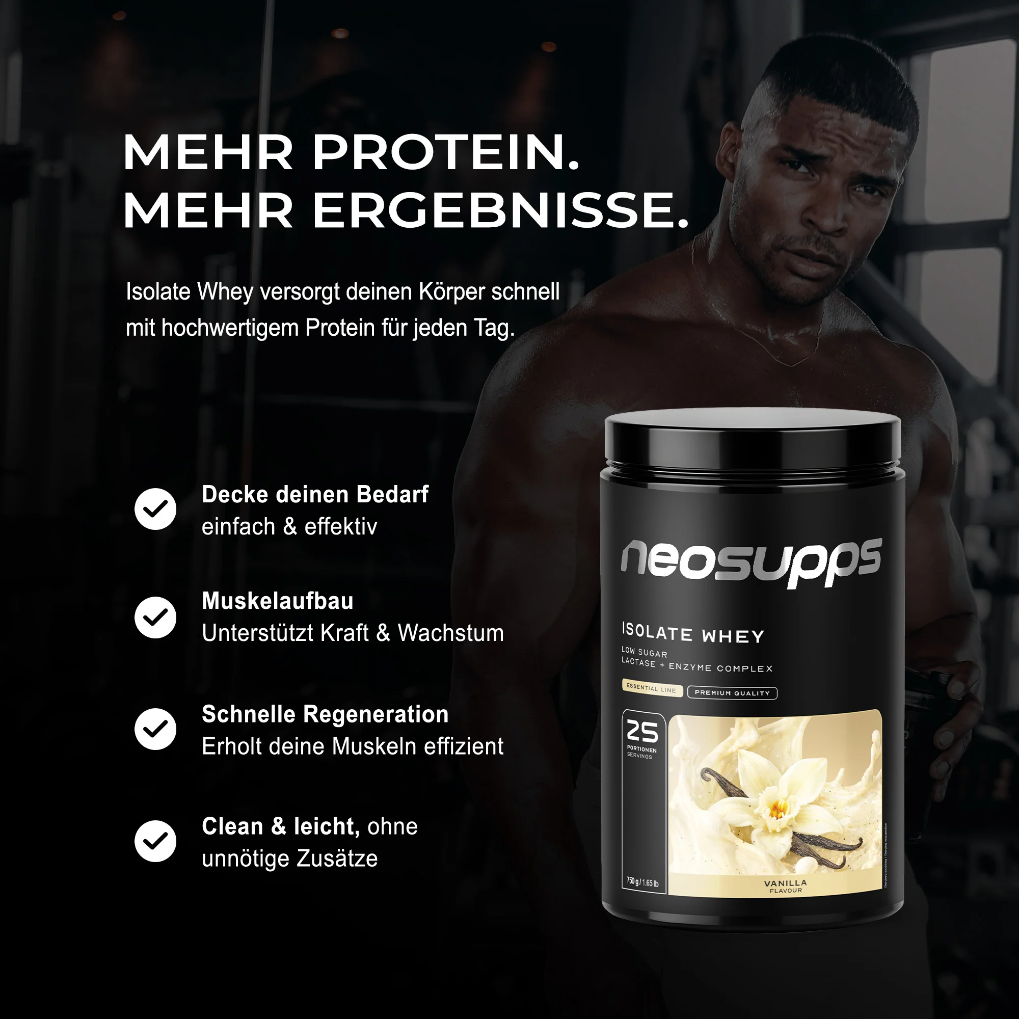 Isolate Whey - Vanilla 750g - Image 3