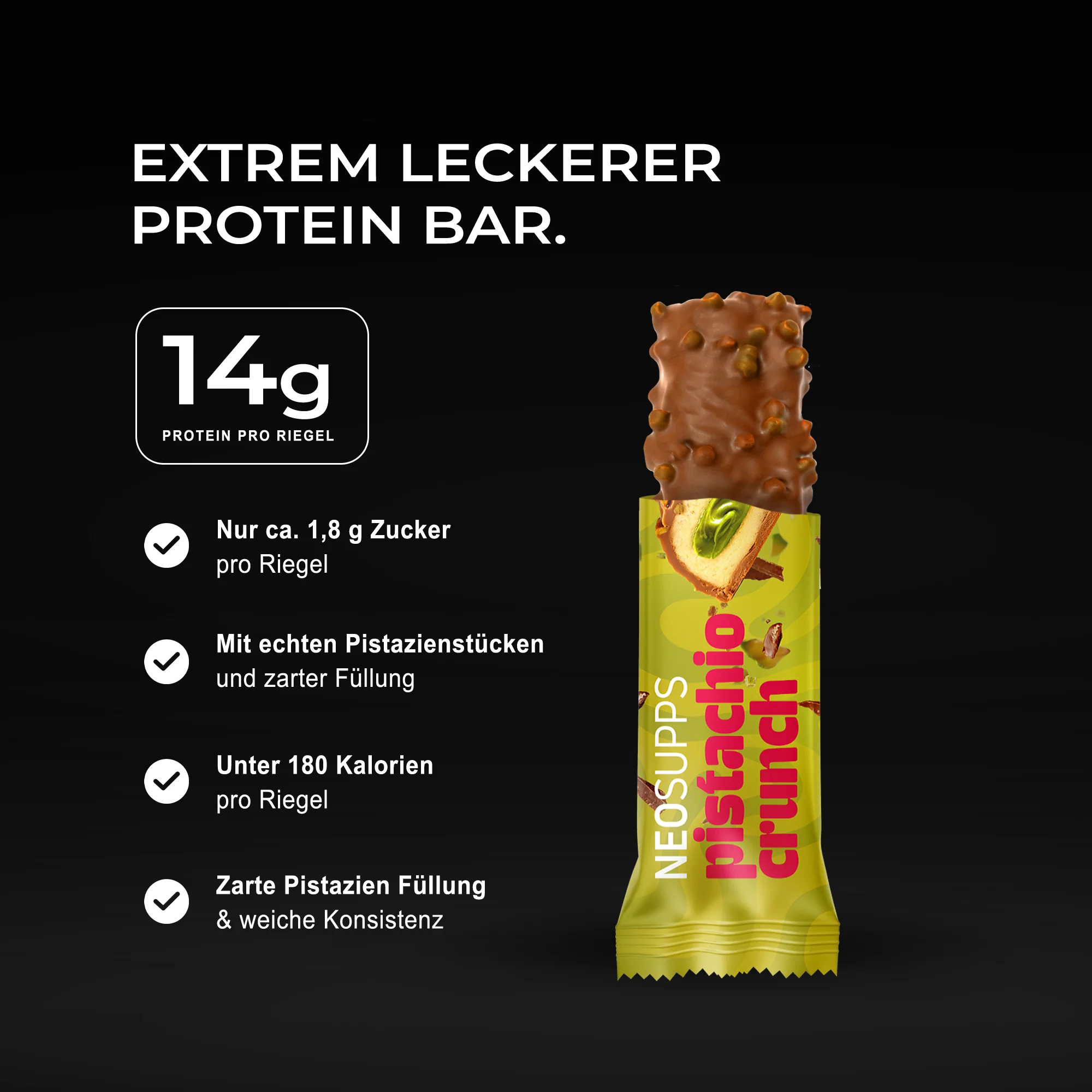Protein Bar - Pistachio Crunch - Image 2