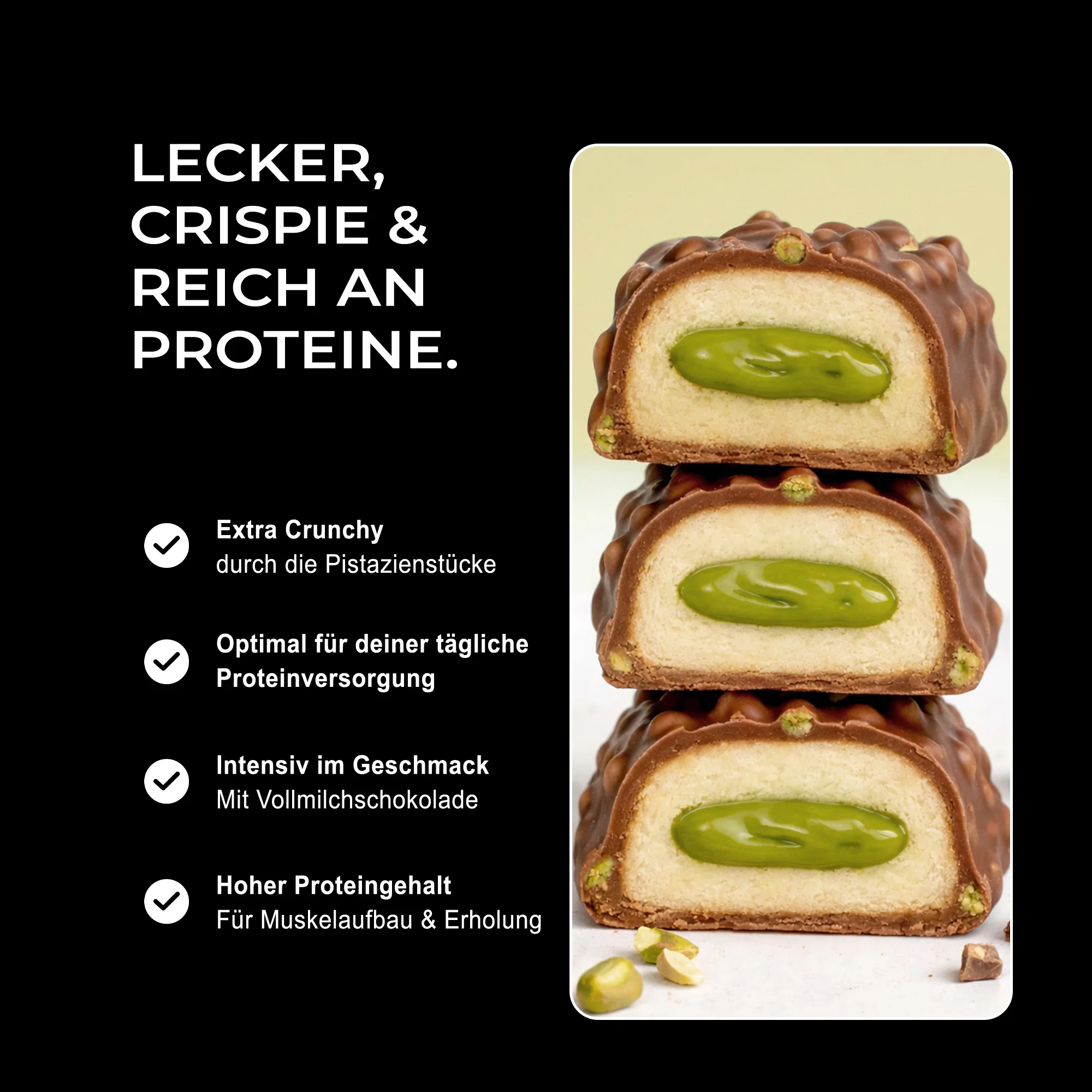 Protein Bar - Pistachio Crunch - Image 3