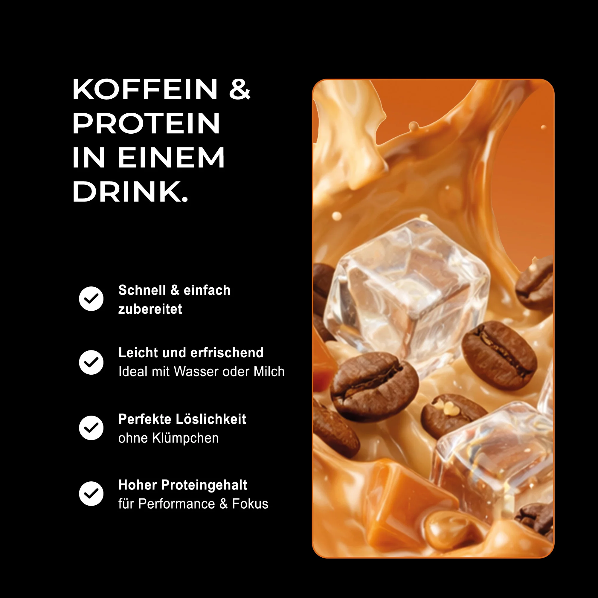 Protein Coffee - Caramel Macchiato, 500g - Image 4