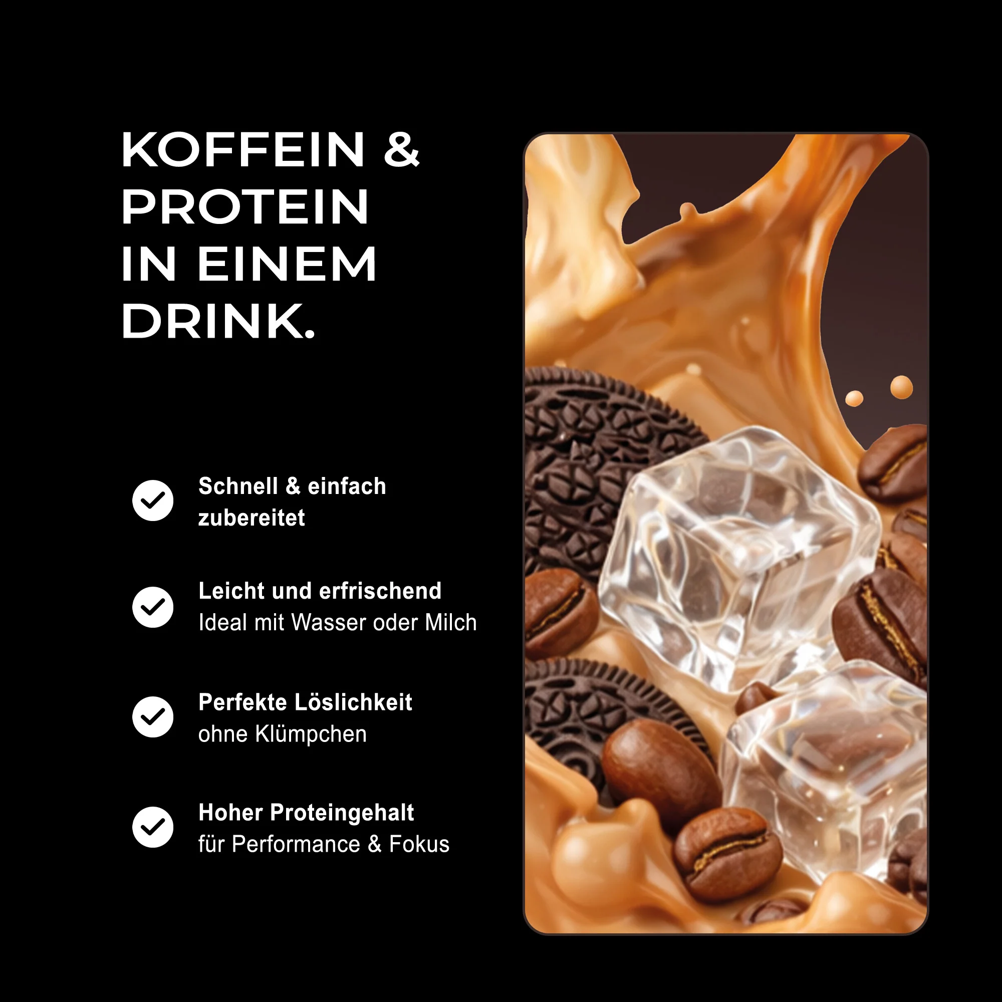 Protein Coffee - Cookies & Cream, 500g - Image 4