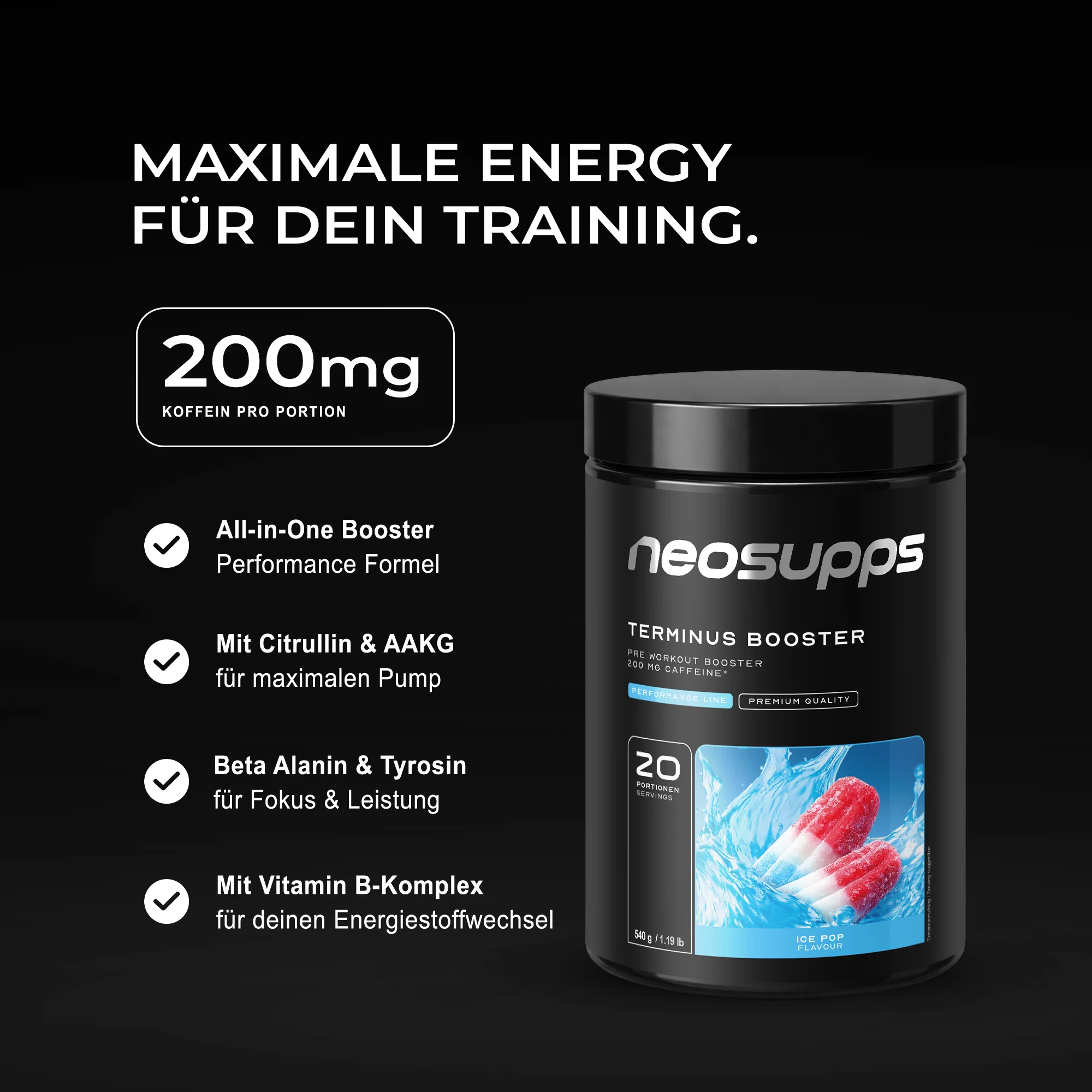 Terminus Booster - Ice Pop, 540g - Image 2