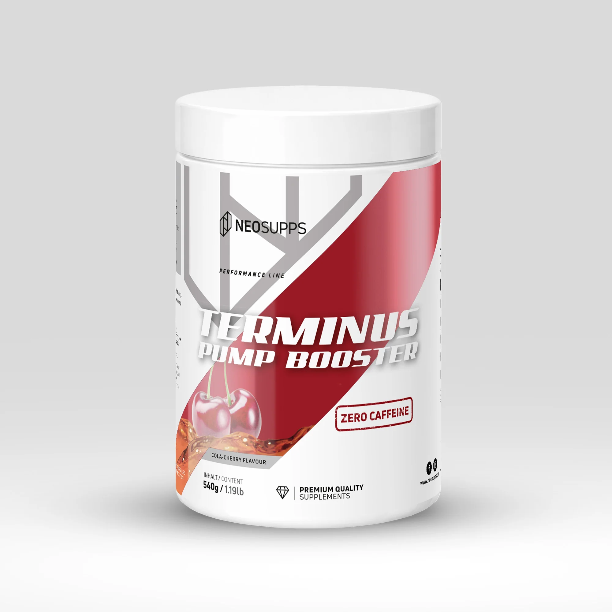 Terminus PUMP - Cola-Cherry, 540g
