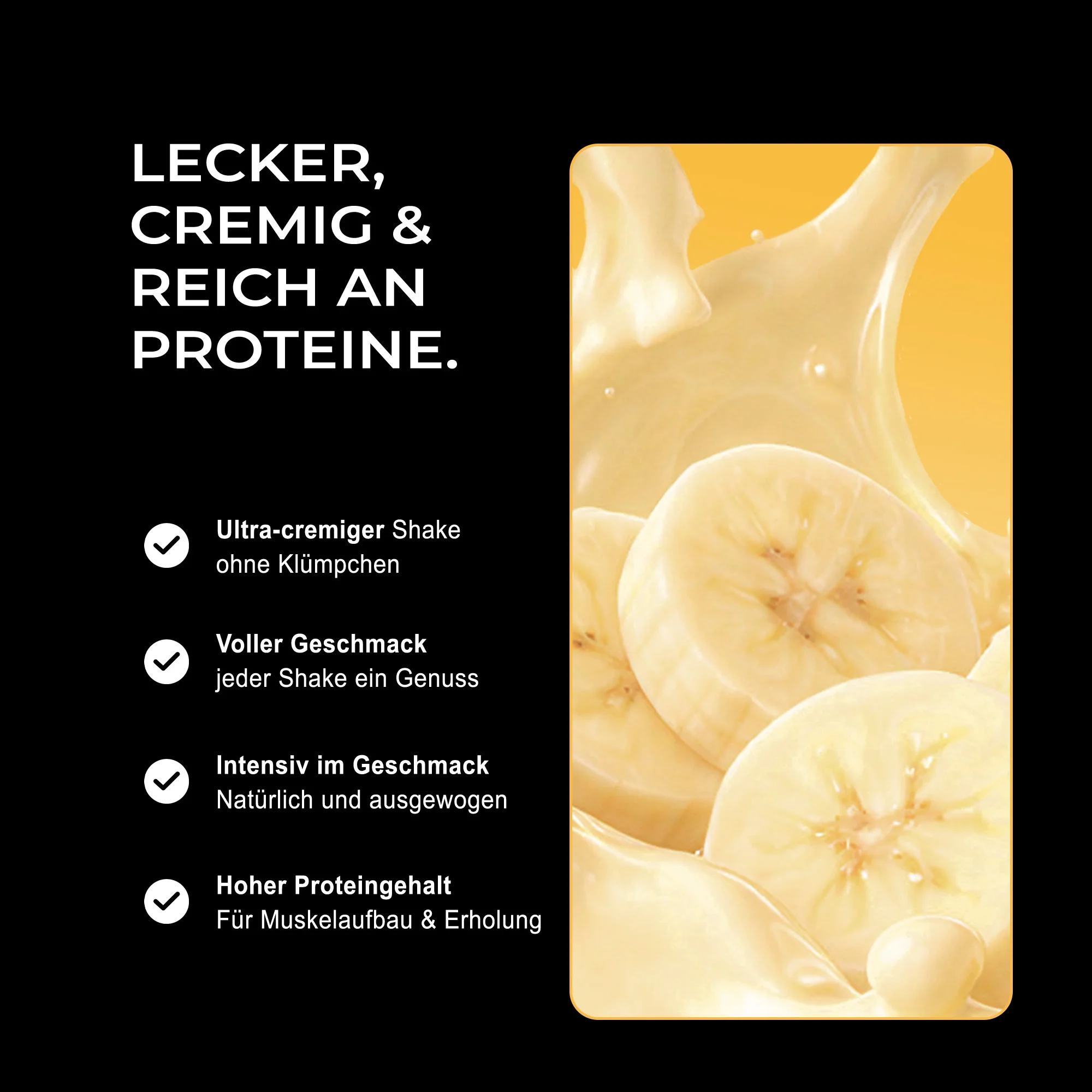 Vision Whey - Banana Milk, 750g - Image 4