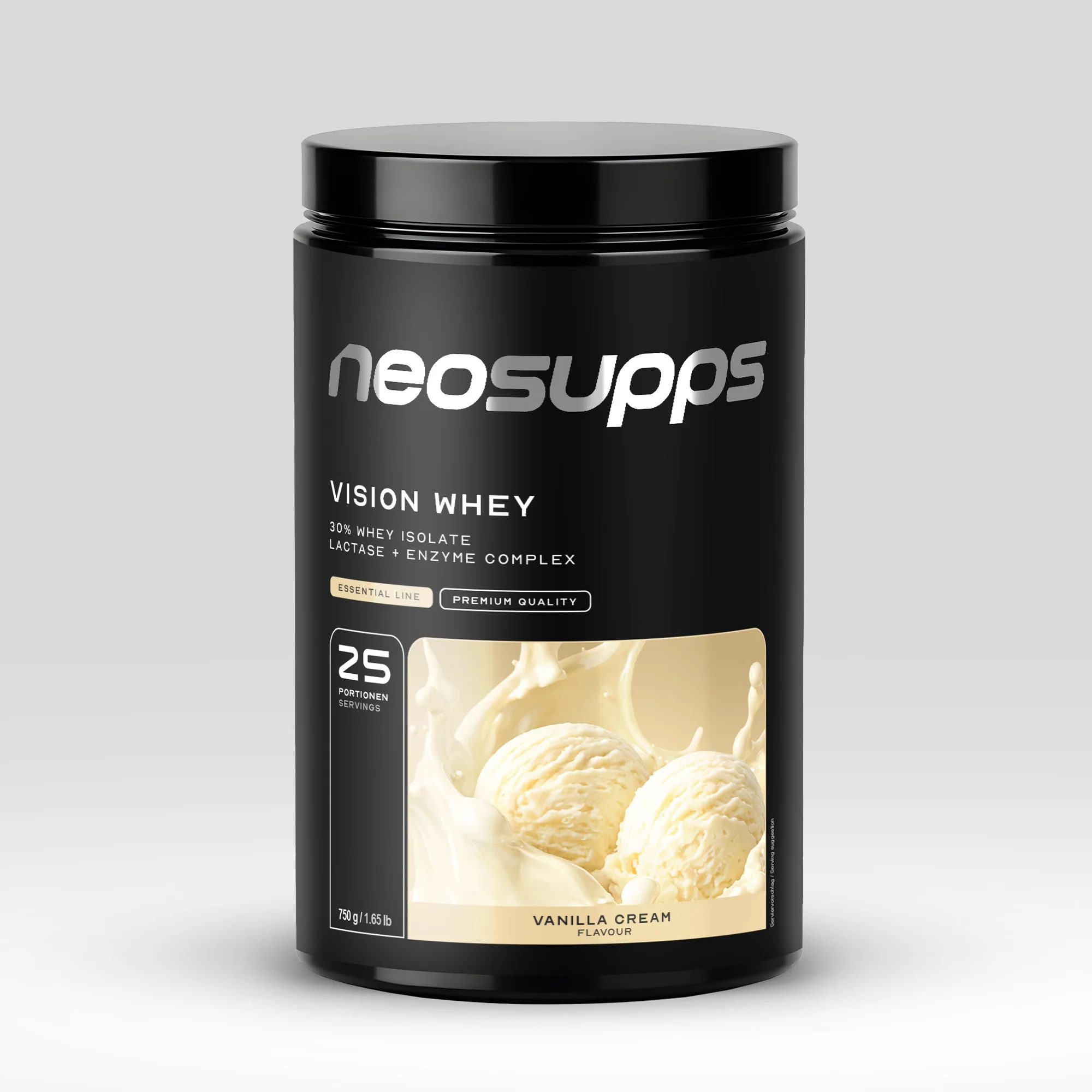 Vision Whey - Vanilla Cream, 750g