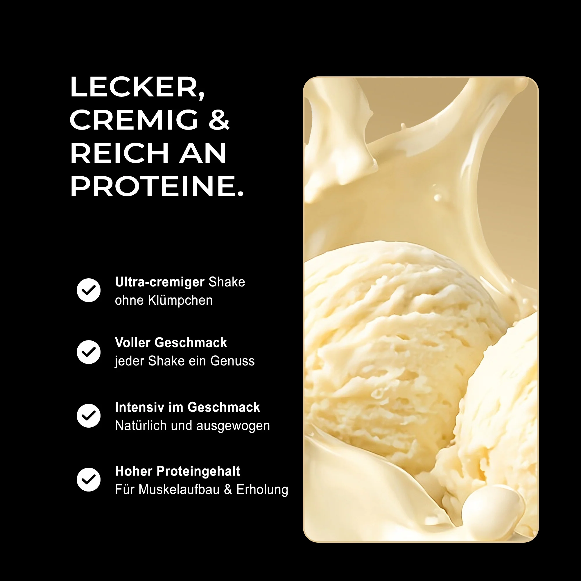 Vision Whey - Vanilla Cream, 750g - Image 4