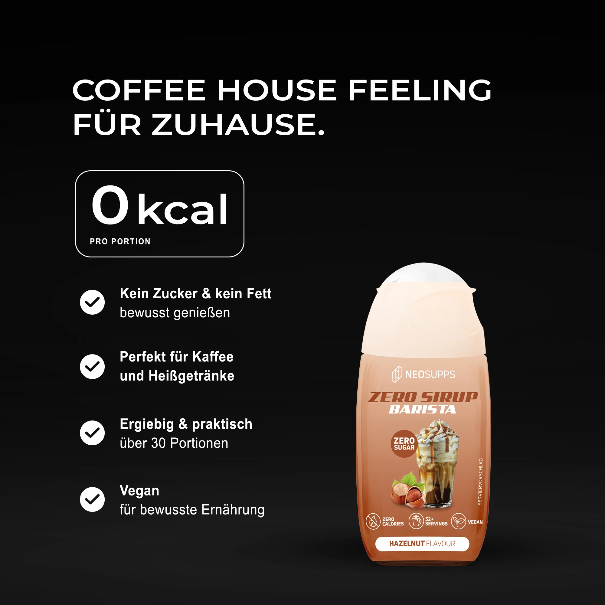 Zero Sirup Barista - Hazelnut - Image 2