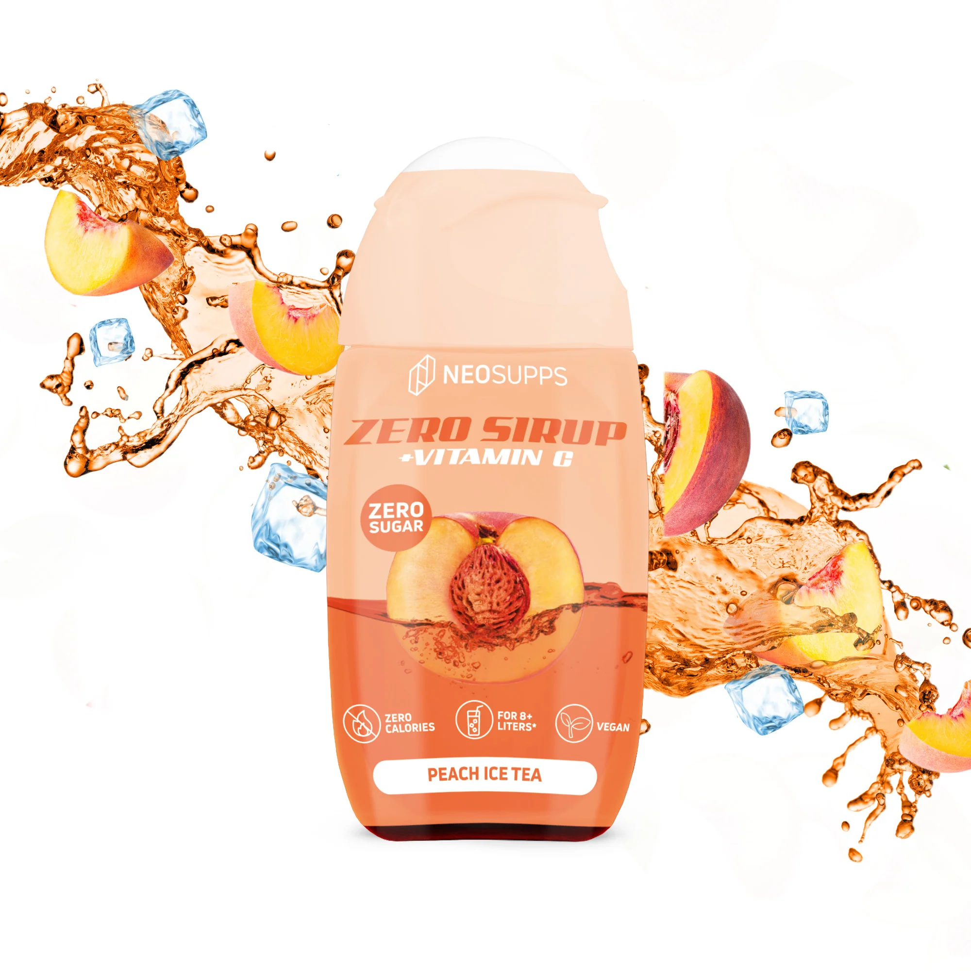 Zero Sirup - Peach Ice Tea - Image 2