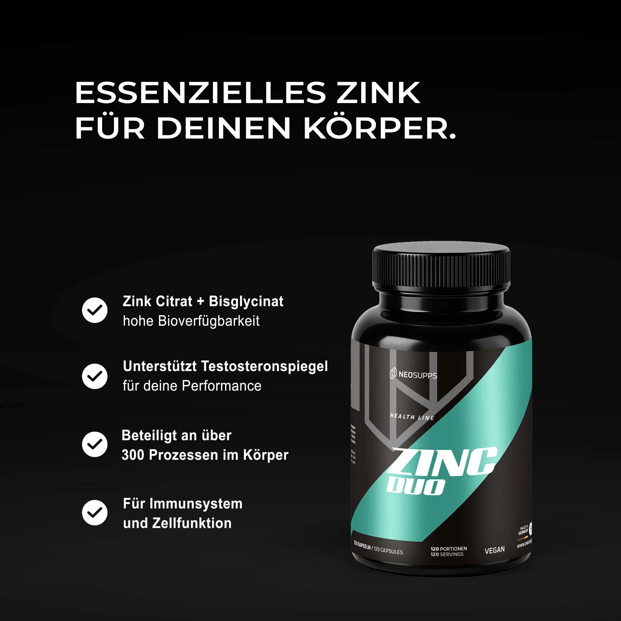 Zinc Duo - 120 Kapseln - Image 2